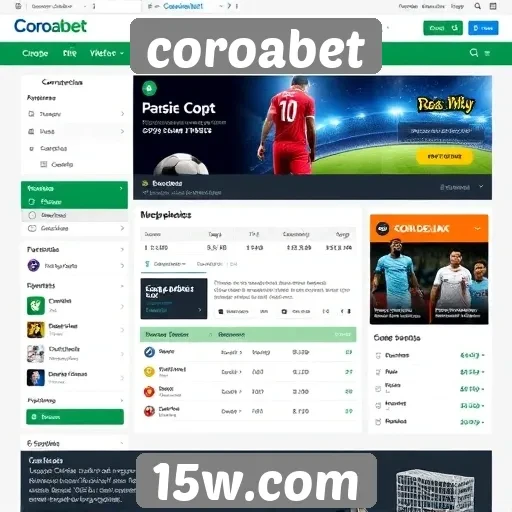 Novas funcionalidades do site Coroabet em destaque